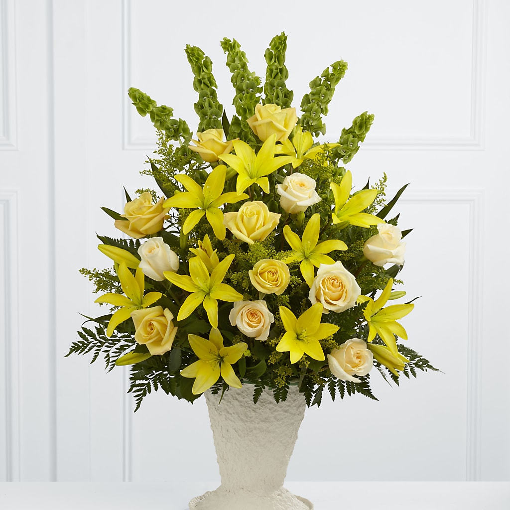 Golden Memories Arrangement – Samantha Rose Designs, Marietta GA