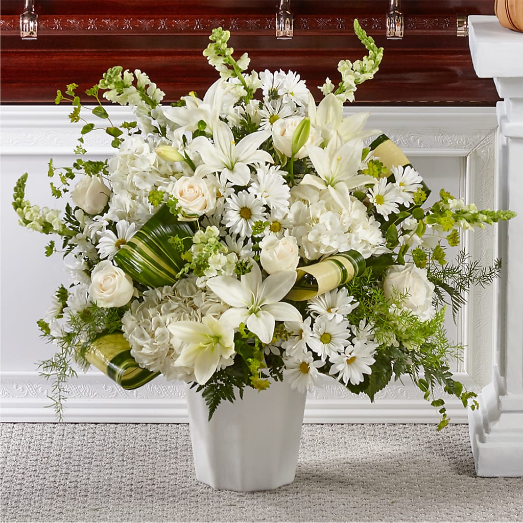 Thoughts of Tranquility Floor Basket – Samantha Rose Designs, Marietta GA