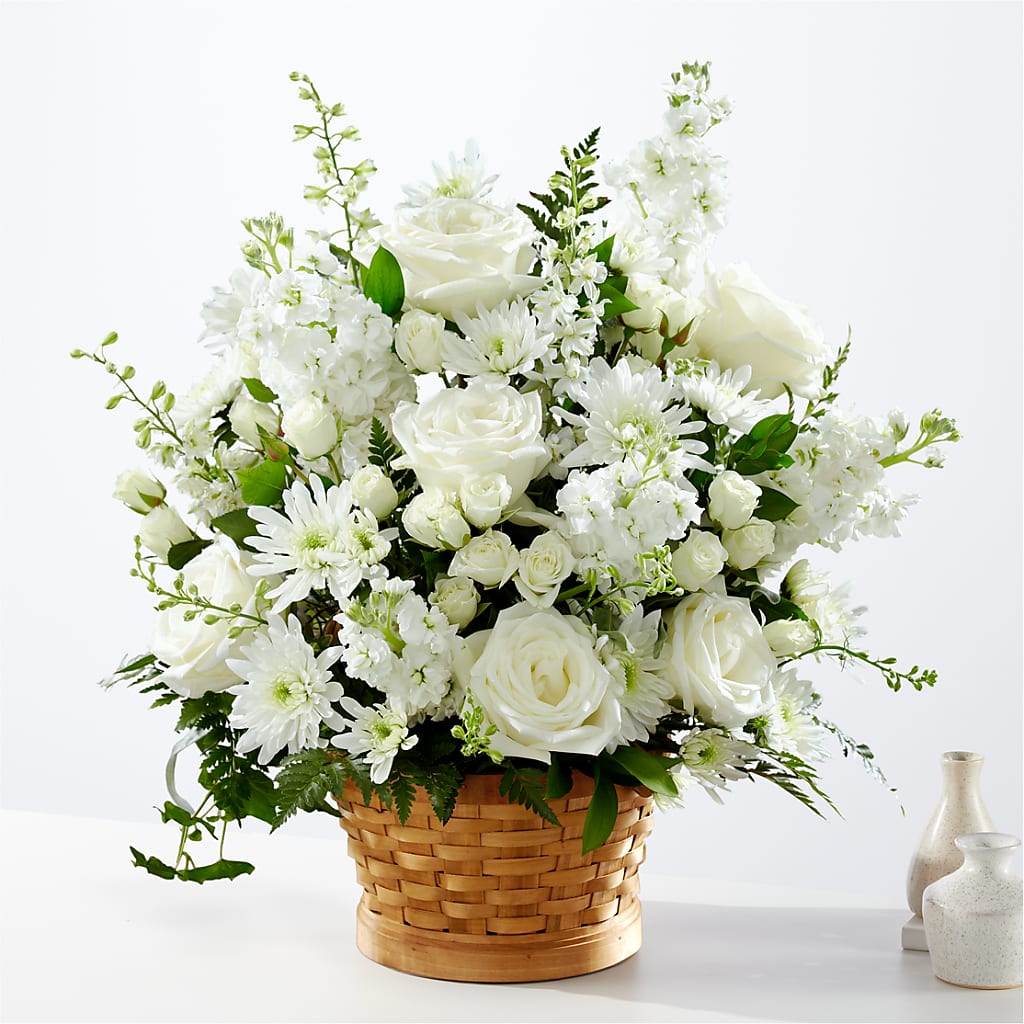 Heartfelt Condolences Arrangement – Samantha Rose Designs, Marietta GA