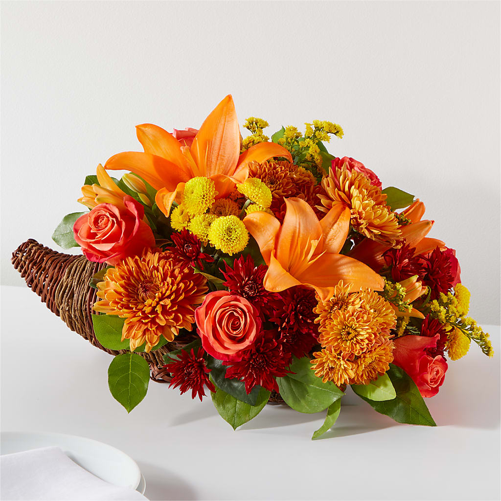 Bouquet of Blessings Cornucopia – Samantha Rose Designs, Marietta GA