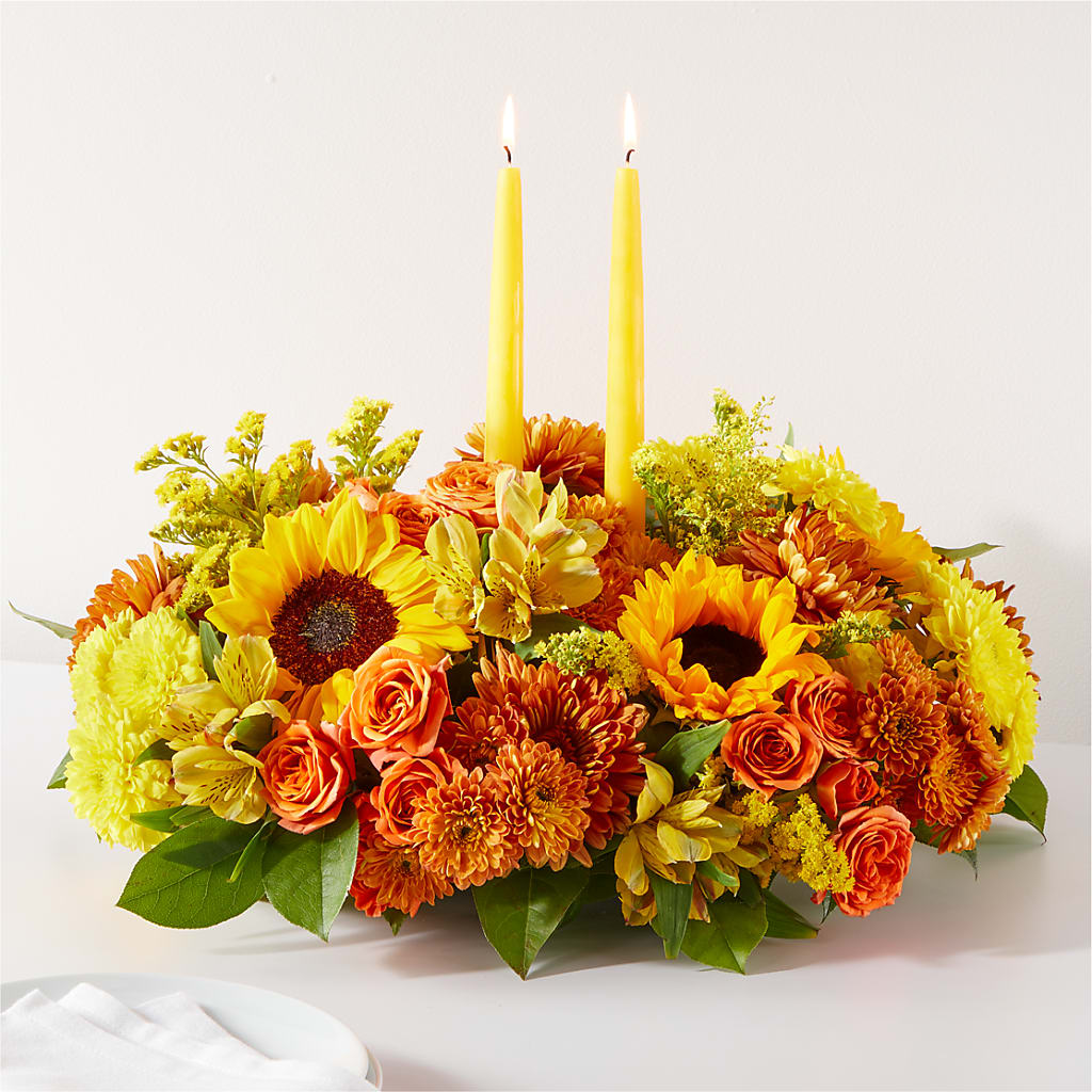 Autumn Harmony Centerpiece – Samantha Rose Designs, Marietta GA
