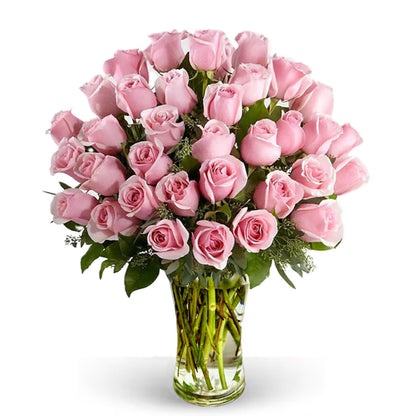 Long Stem Pink Roses