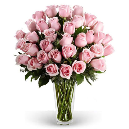 Long Stem Pink Roses