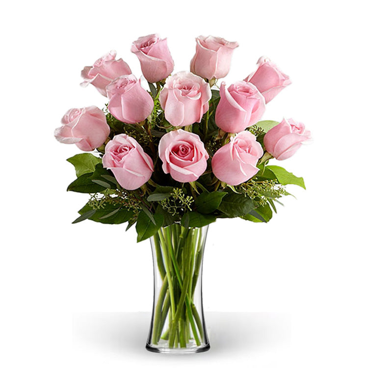 Long Stem Pink Roses