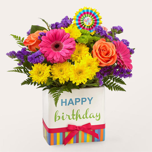 Birthday Brights Bouquet –  Samantha Rose Designs, Marietta GA