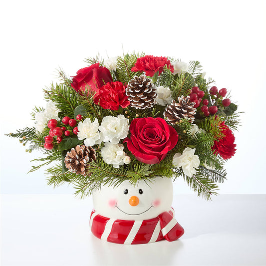 Jolly Snowman Bouquet –  Samantha Rose Designs, Marietta GA