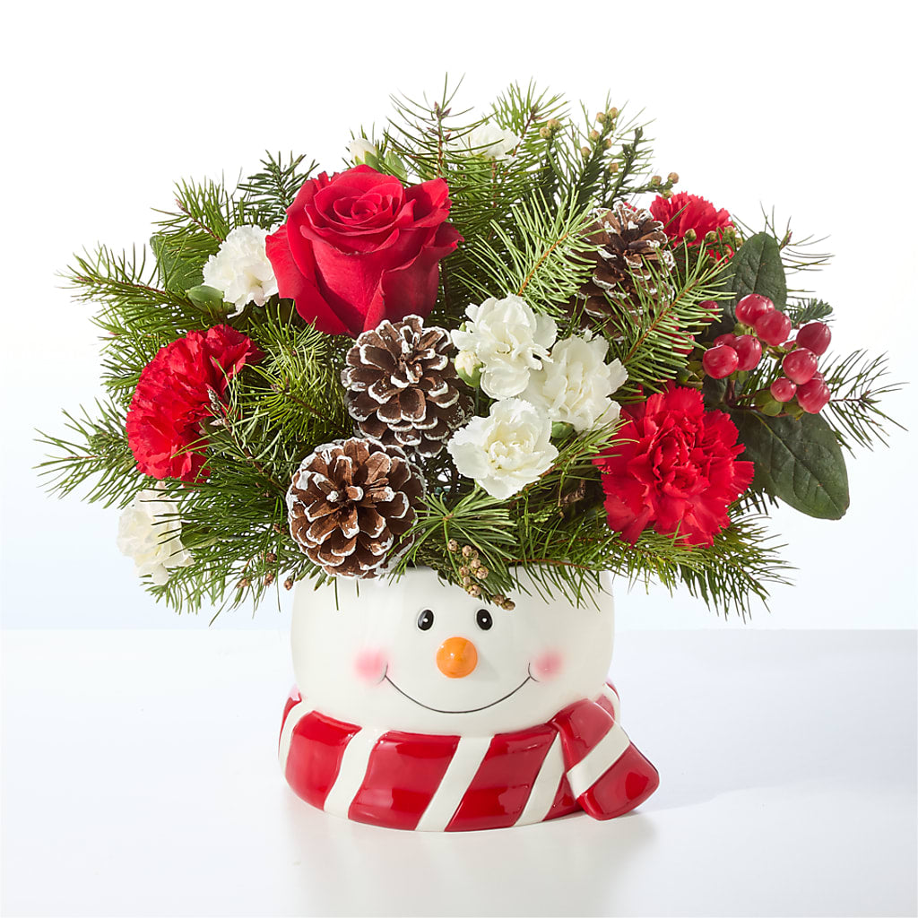 Jolly Snowman Bouquet –  Samantha Rose Designs, Marietta GA