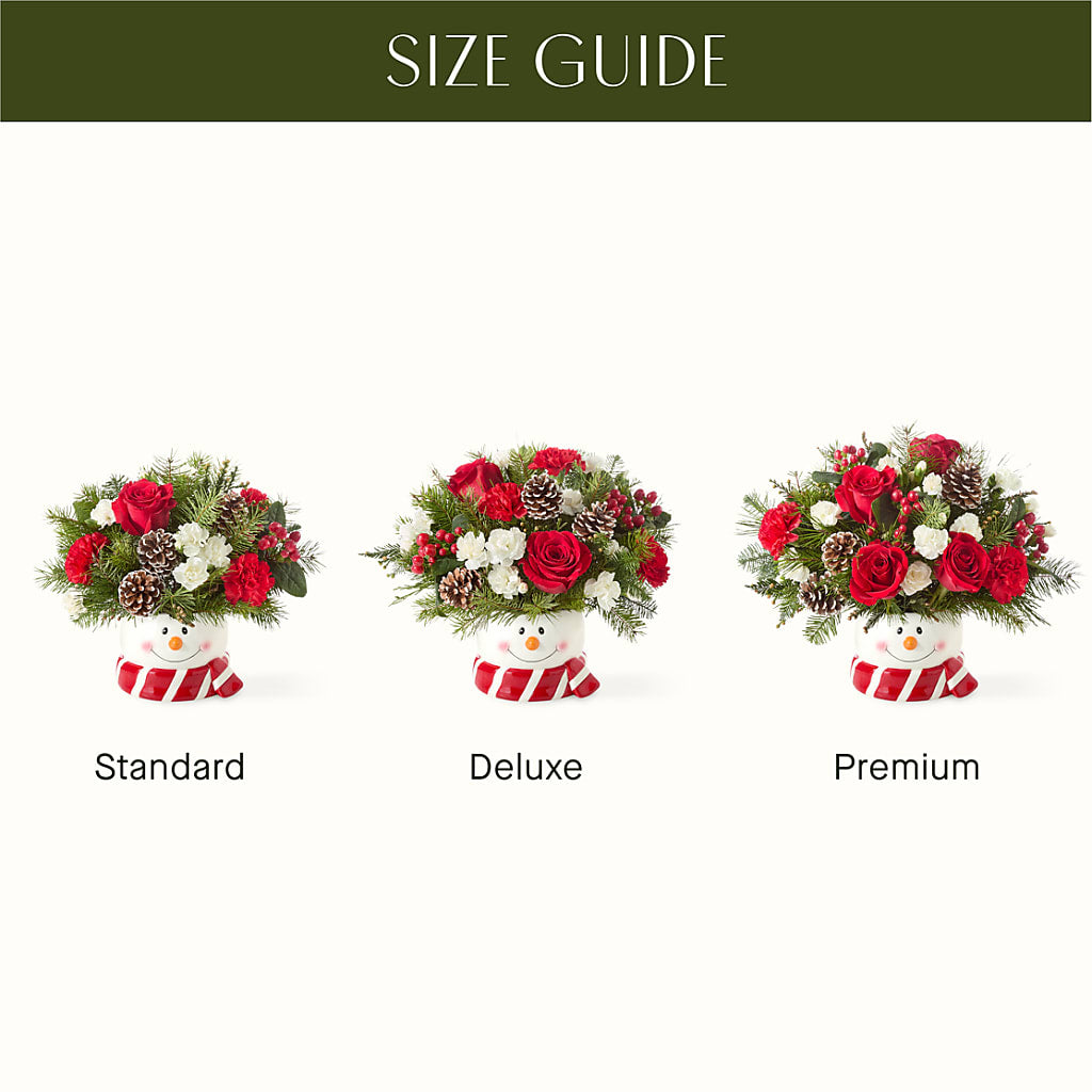 Jolly Snowman Bouquet –  Samantha Rose Designs, Marietta GA