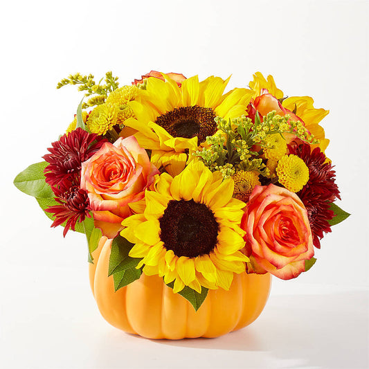 Golden Gourd Pumpkin Bouquet –  Samantha Rose Designs, Marietta GA