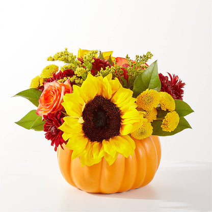 Golden Gourd Pumpkin Bouquet –  Samantha Rose Designs, Marietta GA