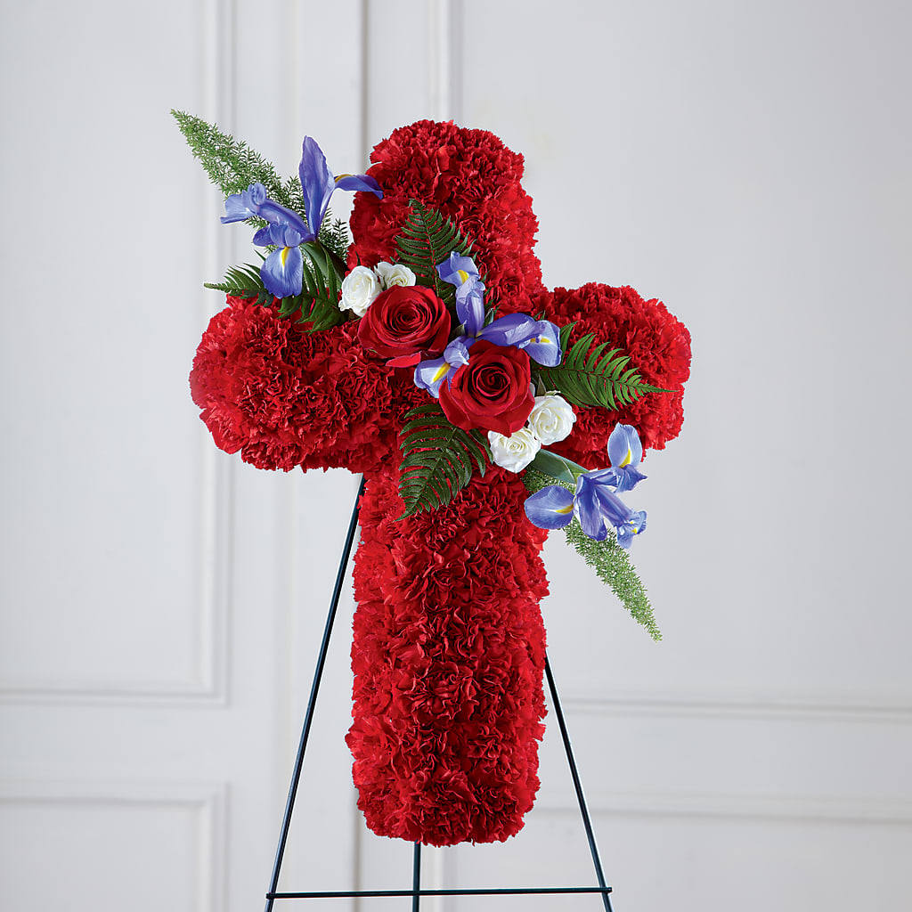 Faithful Hero Floral Cross –  Samantha Rose Designs, Marietta GA