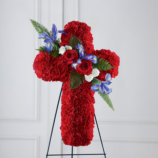Faithful Hero Floral Cross –  Samantha Rose Designs, Marietta GA