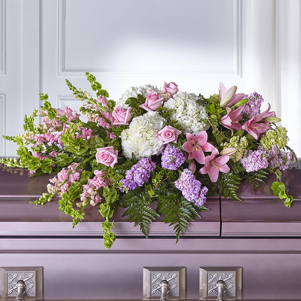 Life's Gratitude Casket Spray –  Samantha Rose Designs, Marietta GA