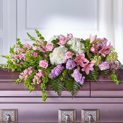 Life's Gratitude Casket Spray –  Samantha Rose Designs, Marietta GA
