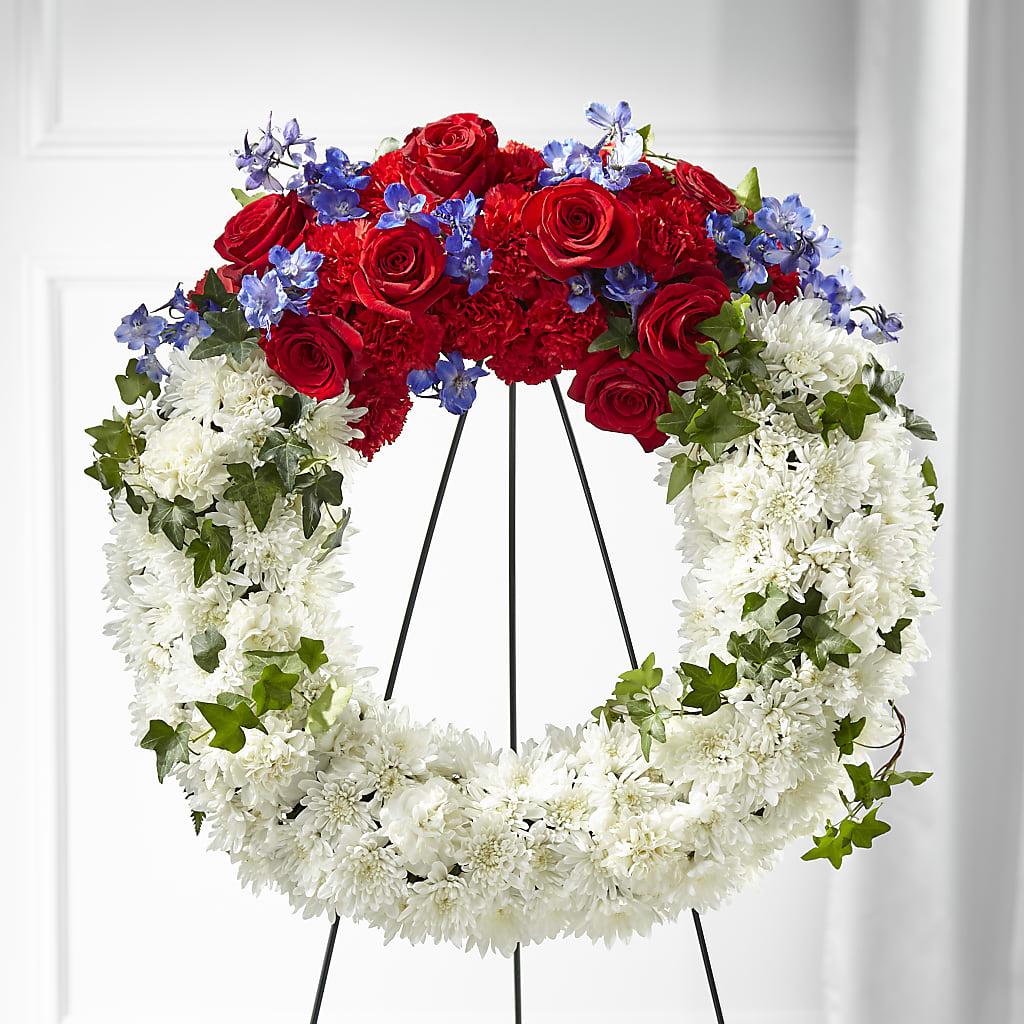 Patriotic Passion Wreath –  Samantha Rose Designs, Marietta GA