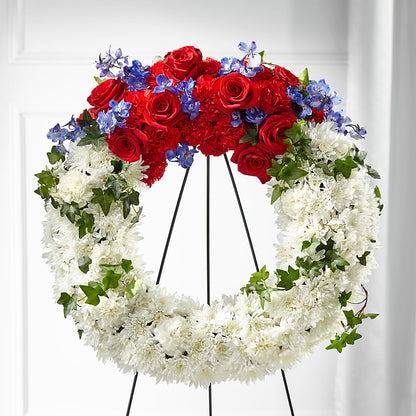 Patriotic Passion Wreath –  Samantha Rose Designs, Marietta GA