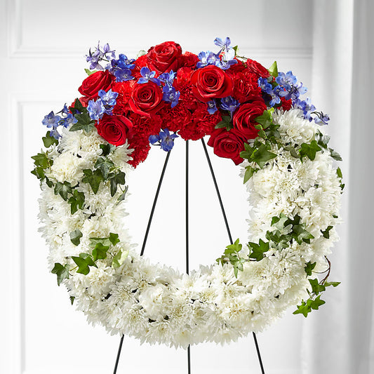 Patriotic Passion Wreath –  Samantha Rose Designs, Marietta GA