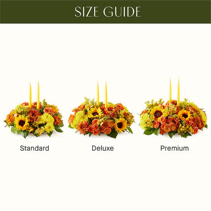 Autumn Harmony Centerpiece –  Samantha Rose Designs, Marietta GA