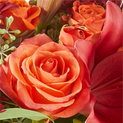 Crimson Leaves Bouquet –  Samantha Rose Designs, Marietta GA