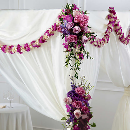 Color & Light Chuppah Decor –  Samantha Rose Designs, Marietta GA